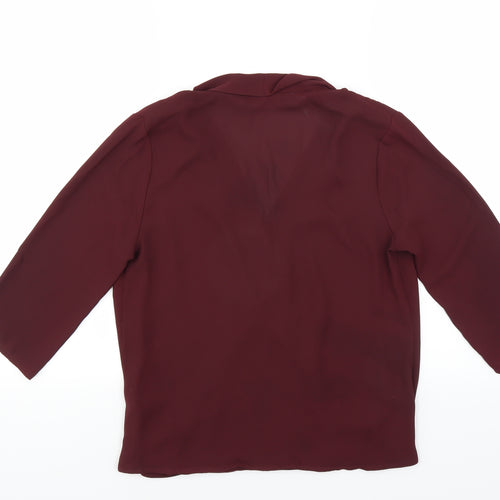 Marks and Spencer Womens Purple   Basic Blouse Size 10