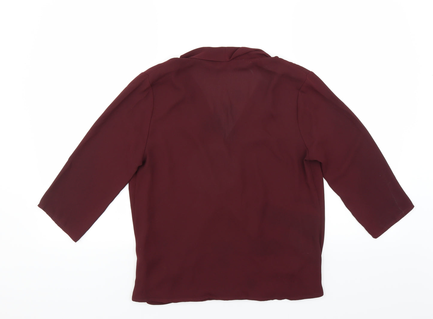Marks and Spencer Womens Purple   Basic Blouse Size 10