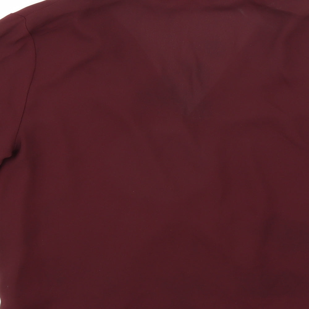 Marks and Spencer Womens Purple   Basic Blouse Size 10