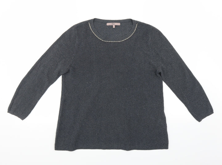 NEXT Womens Grey Pullover Jumper Size 12