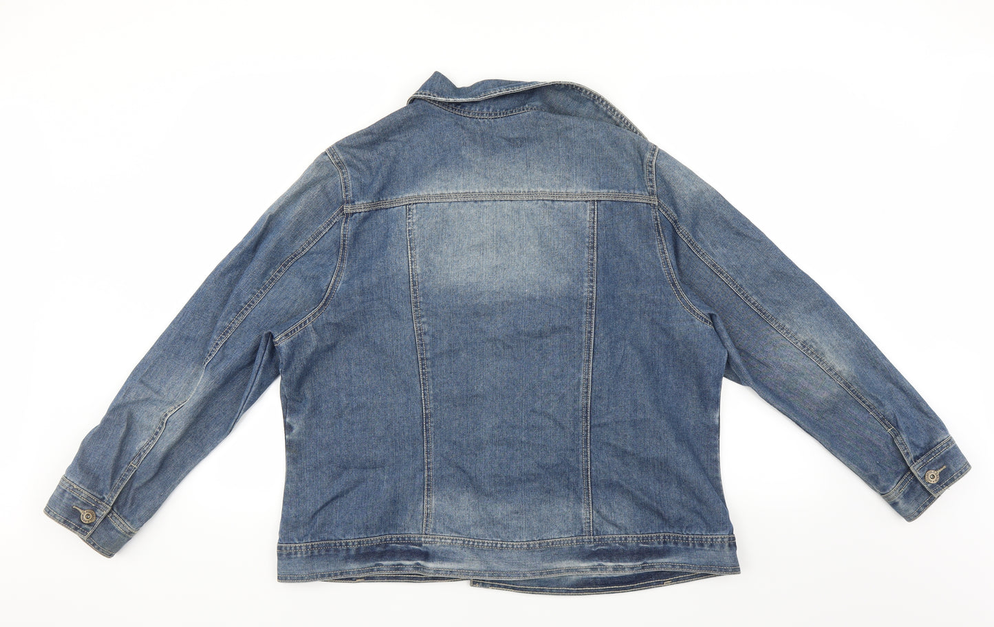Authentic Womens Blue  Denim Jacket  Size 22