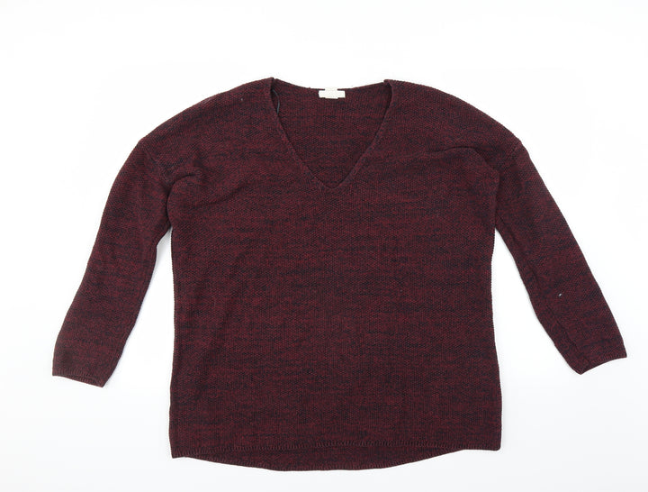 H&M Womens Purple Pullover Jumper Size L