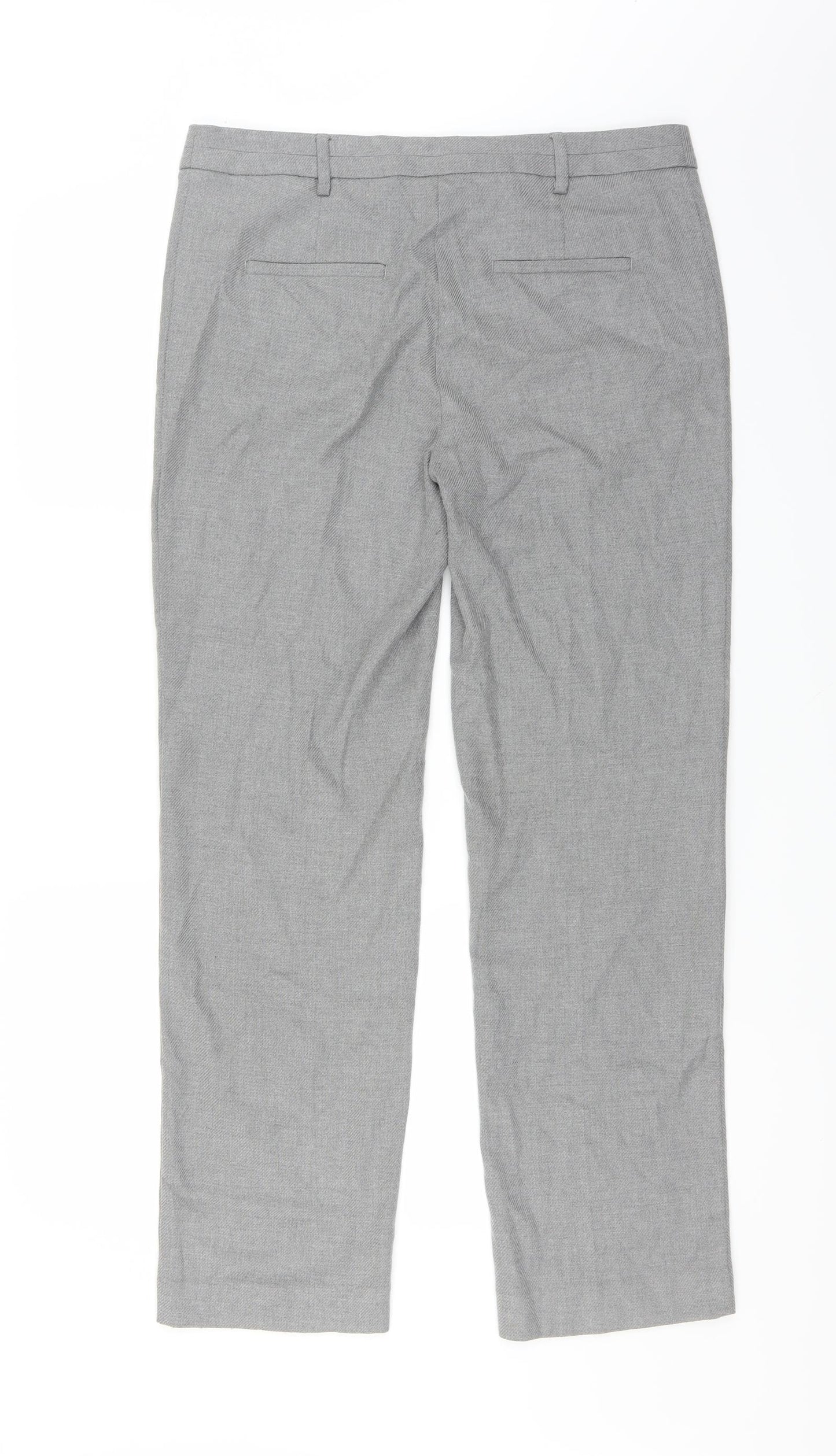Marks and Spencer Womens Grey   Trousers  Size 12 L30 in