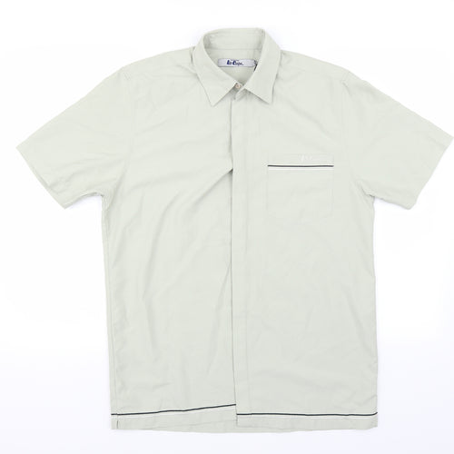 Lee Cooper Mens Green    Button-Up Size S