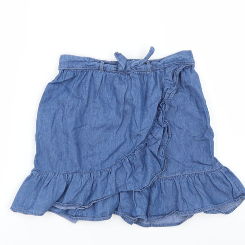 Sainsburys Girls Blue   Mini Skirt Size 9 Years