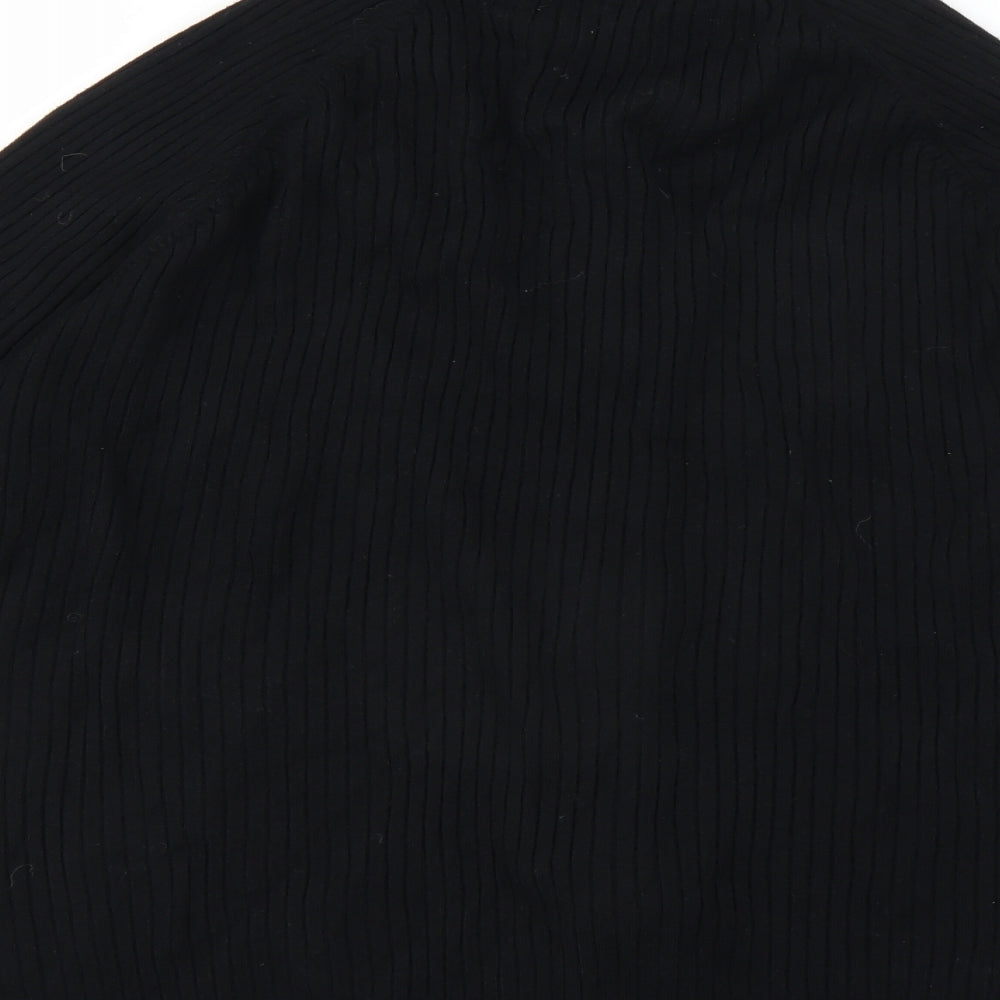 Primark Womens Black   Full Zip Jumper Size 20