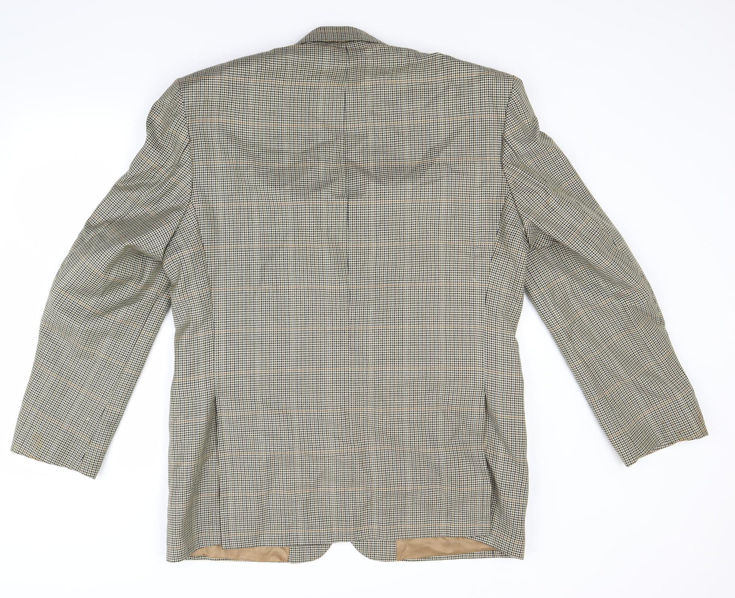 Marks and Spencer Mens Brown Houndstooth  Jacket Blazer Size 42