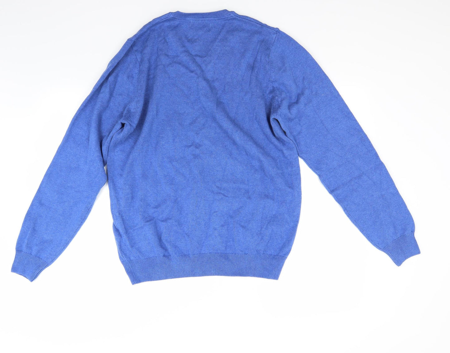 Marks and Spencer Mens Blue   Pullover Jumper Size L