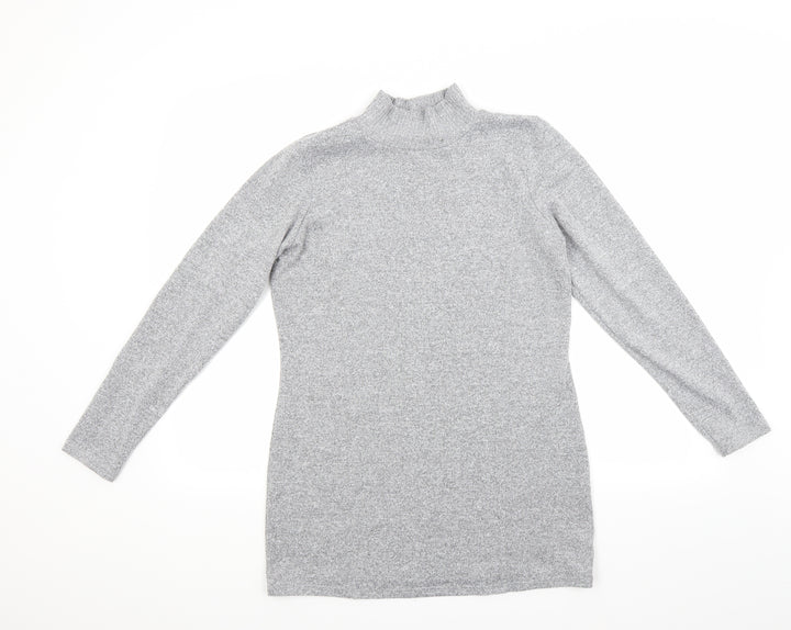 George Womens Grey Henley Jumper Size 10