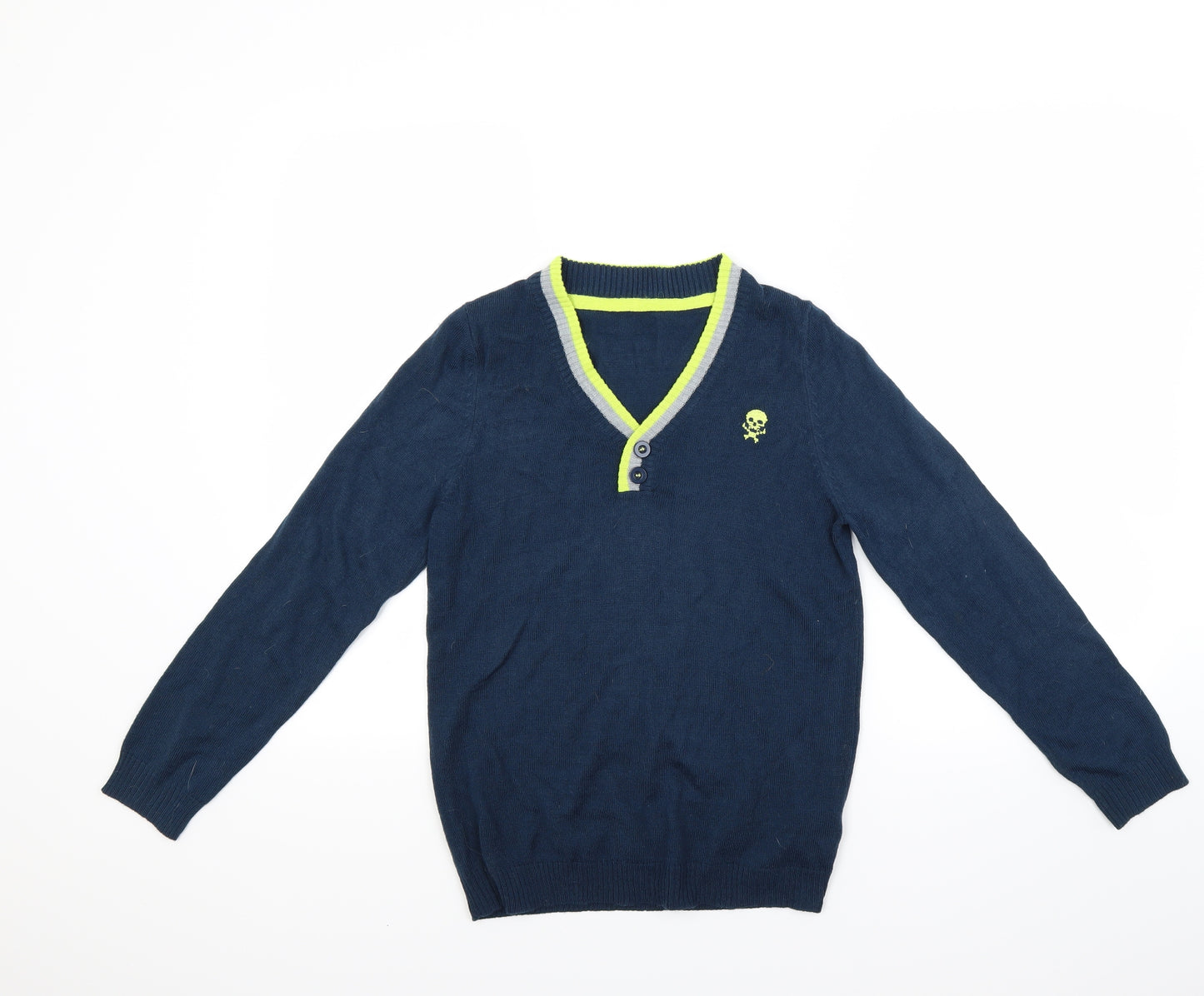 Cherokee Boys Blue   Henley Jumper Size 10 Years