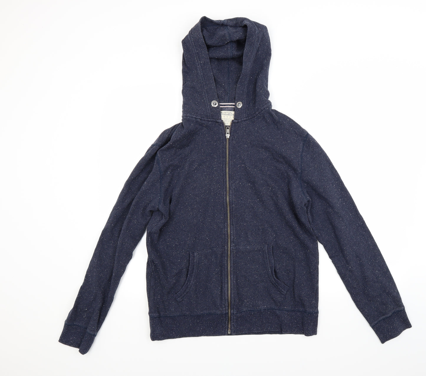 Burton Mens Blue   Full Zip Hoodie Size M