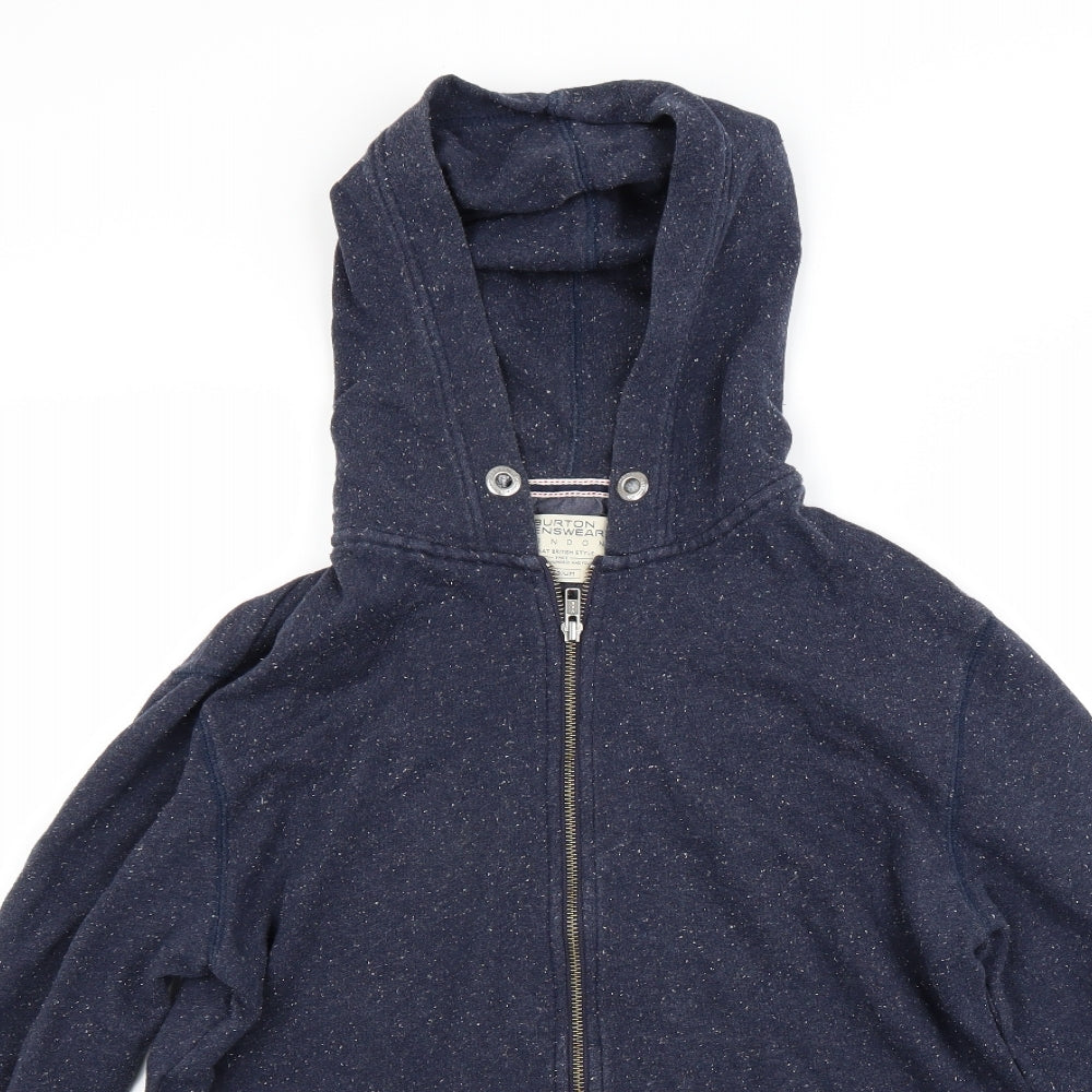 Burton Mens Blue   Full Zip Hoodie Size M