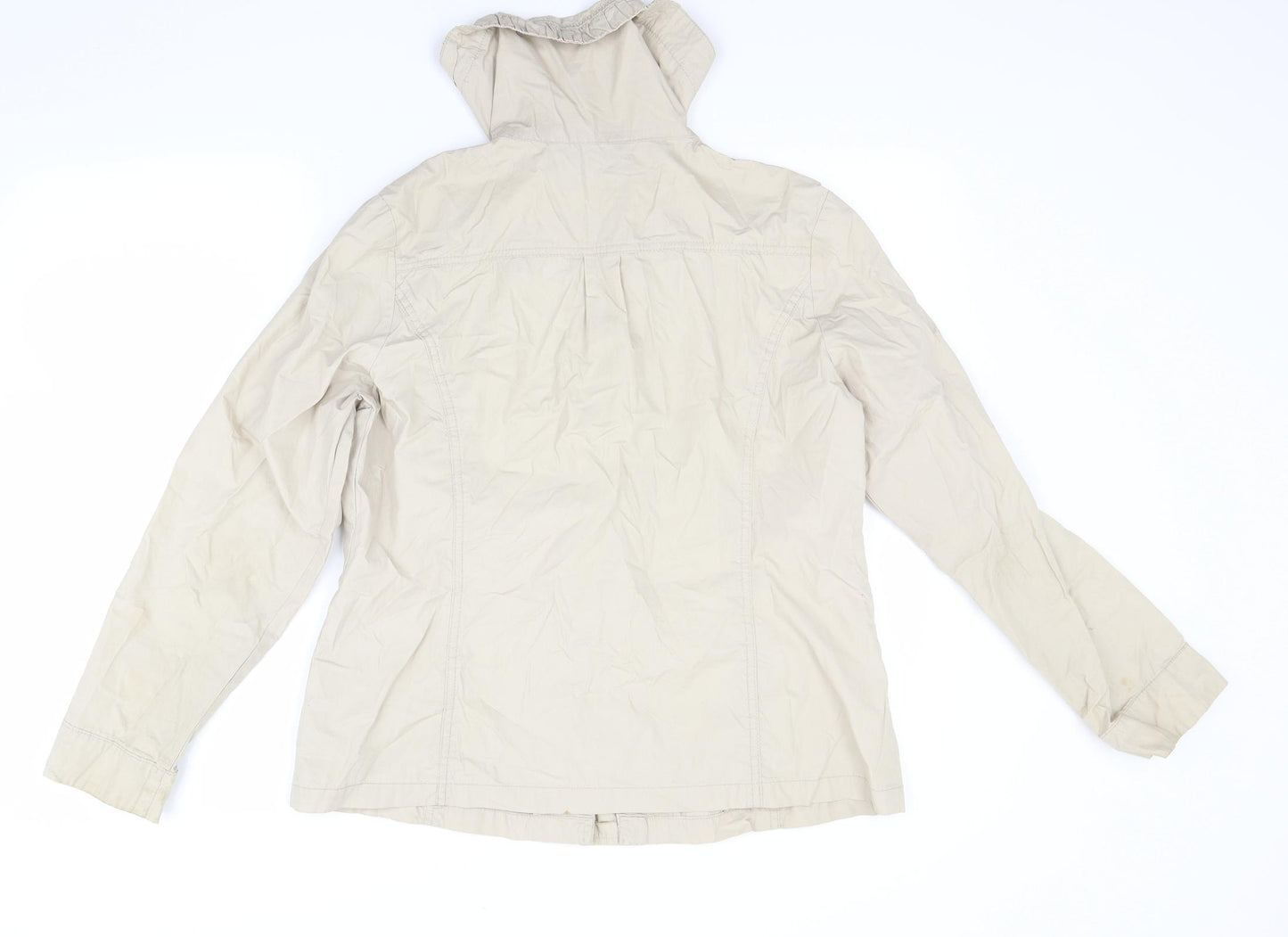 BM Womens Beige   Jacket Coat Size 12