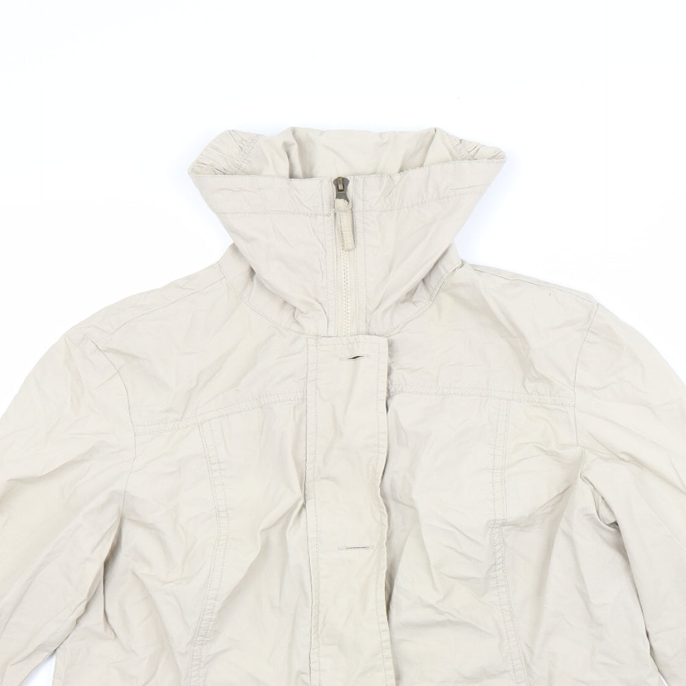 BM Womens Beige   Jacket Coat Size 12