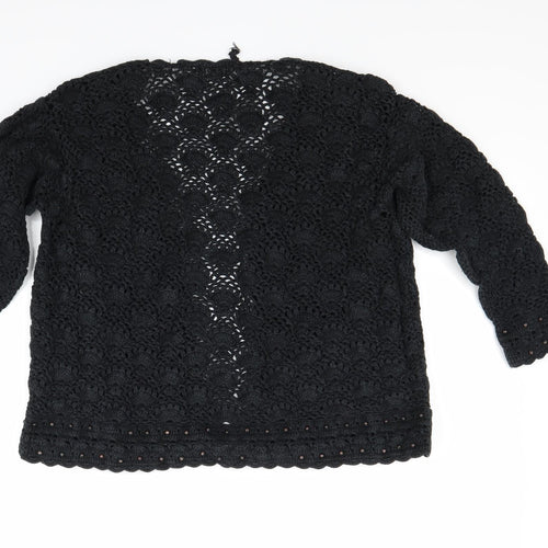 George Womens Black   Cardigan Jumper Size 16