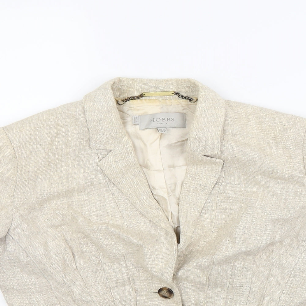 Hobbs Womens Beige   Jacket  Size 10