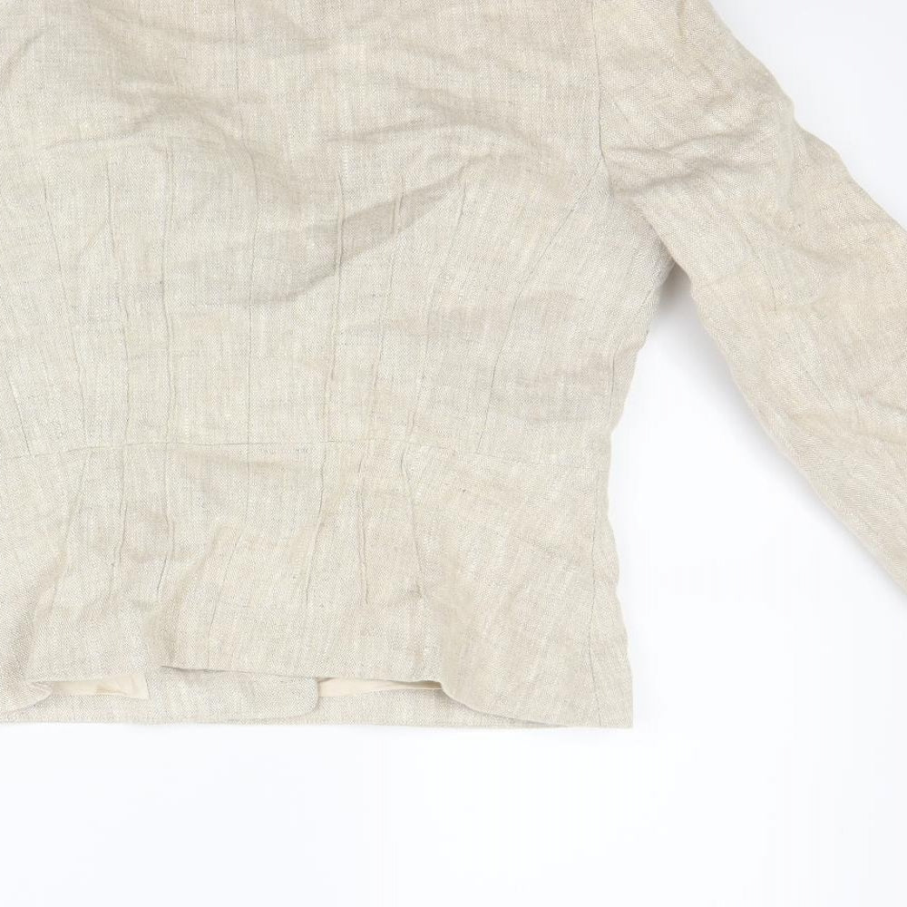 Hobbs Womens Beige   Jacket  Size 10