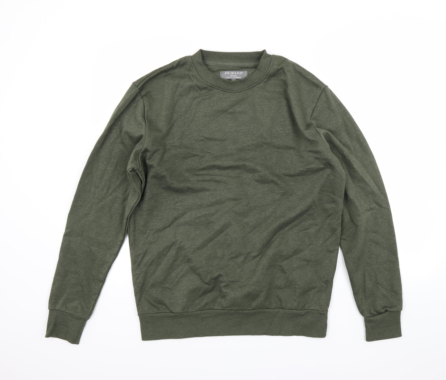 Primark Mens Green   Pullover Sweatshirt Size M