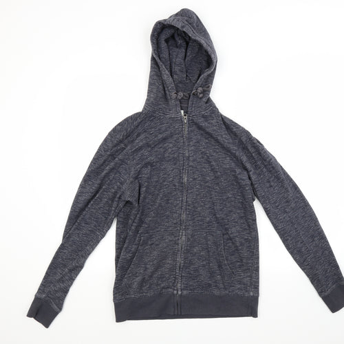 TU Mens Blue   Full Zip Hoodie Size S
