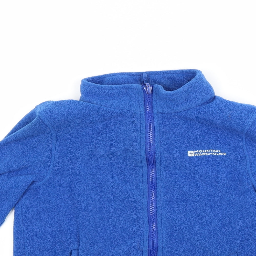 Mountain Warehouse Boys Blue  Fleece Jacket Coat Size 9-10 Years