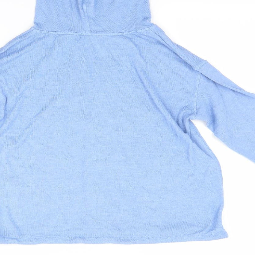 H&M Girls Blue   Pullover Hoodie Size 10-11 Years