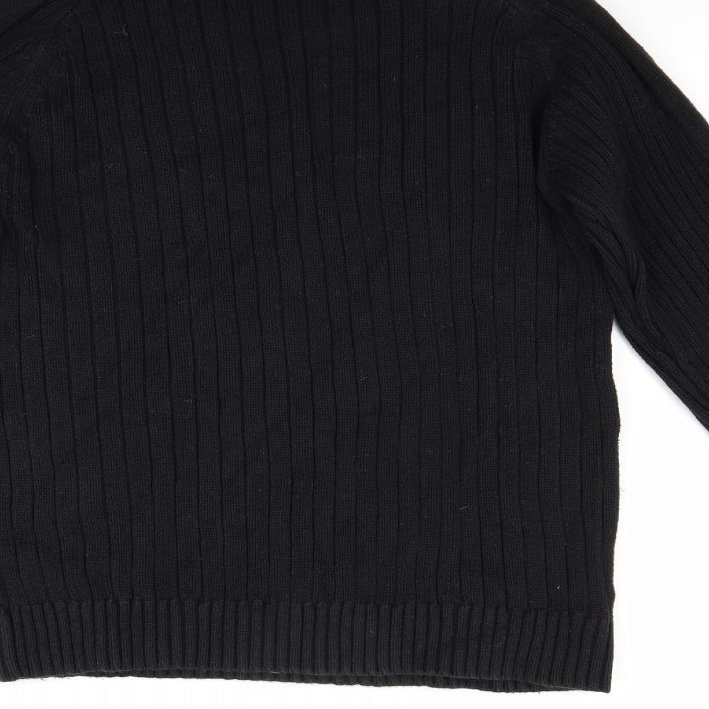 NEXT Mens Black   Pullover Jumper Size M