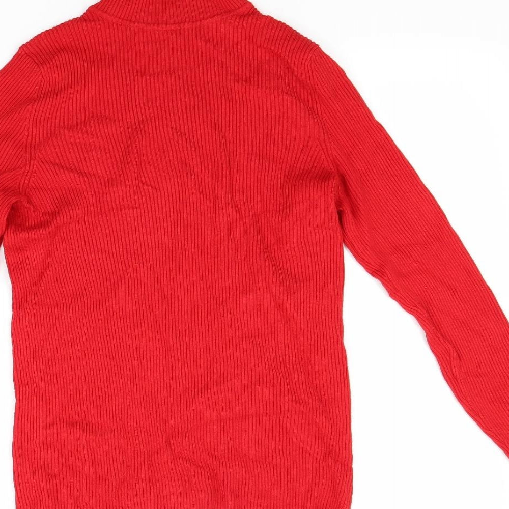 Preworn Womens Red   Pullover Jumper Size S