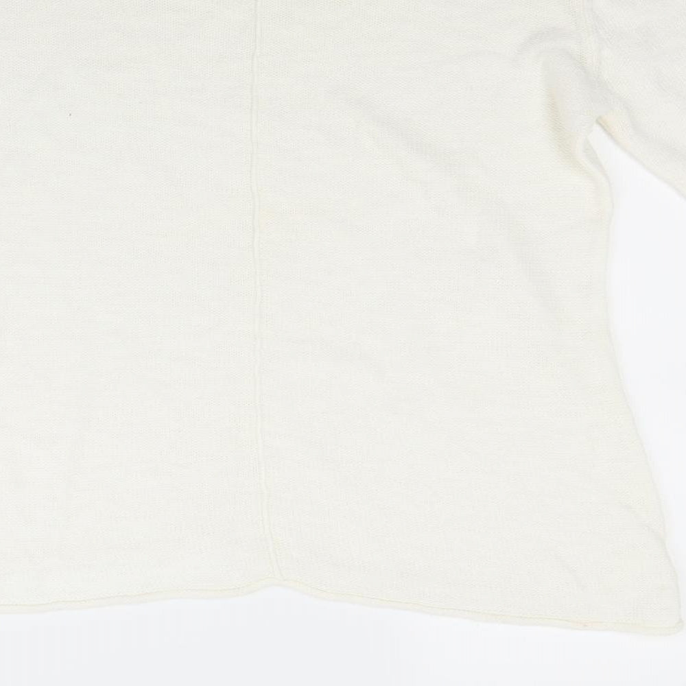 White Stuff Womens White   Pullover Jumper Size 12