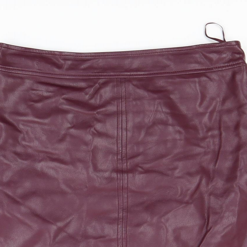 Warehouse Womens Red   Mini Skirt Size 10