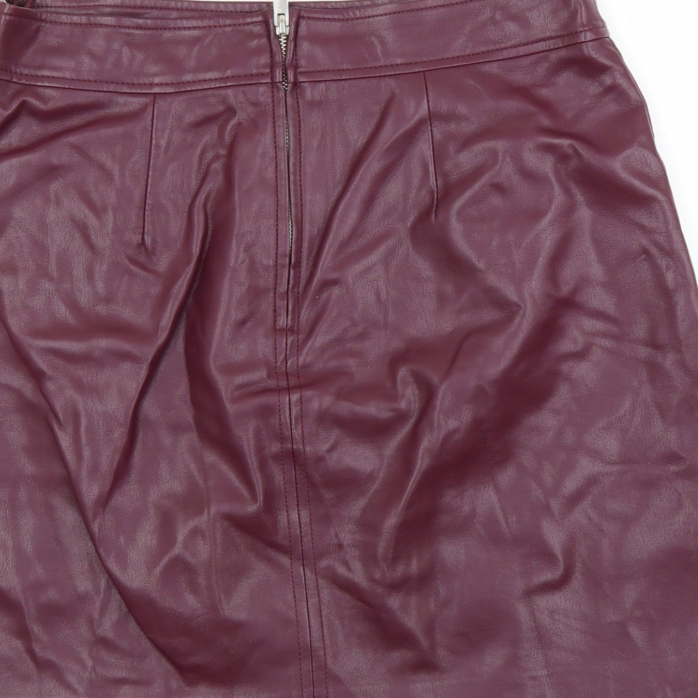 Warehouse Womens Red   Mini Skirt Size 10