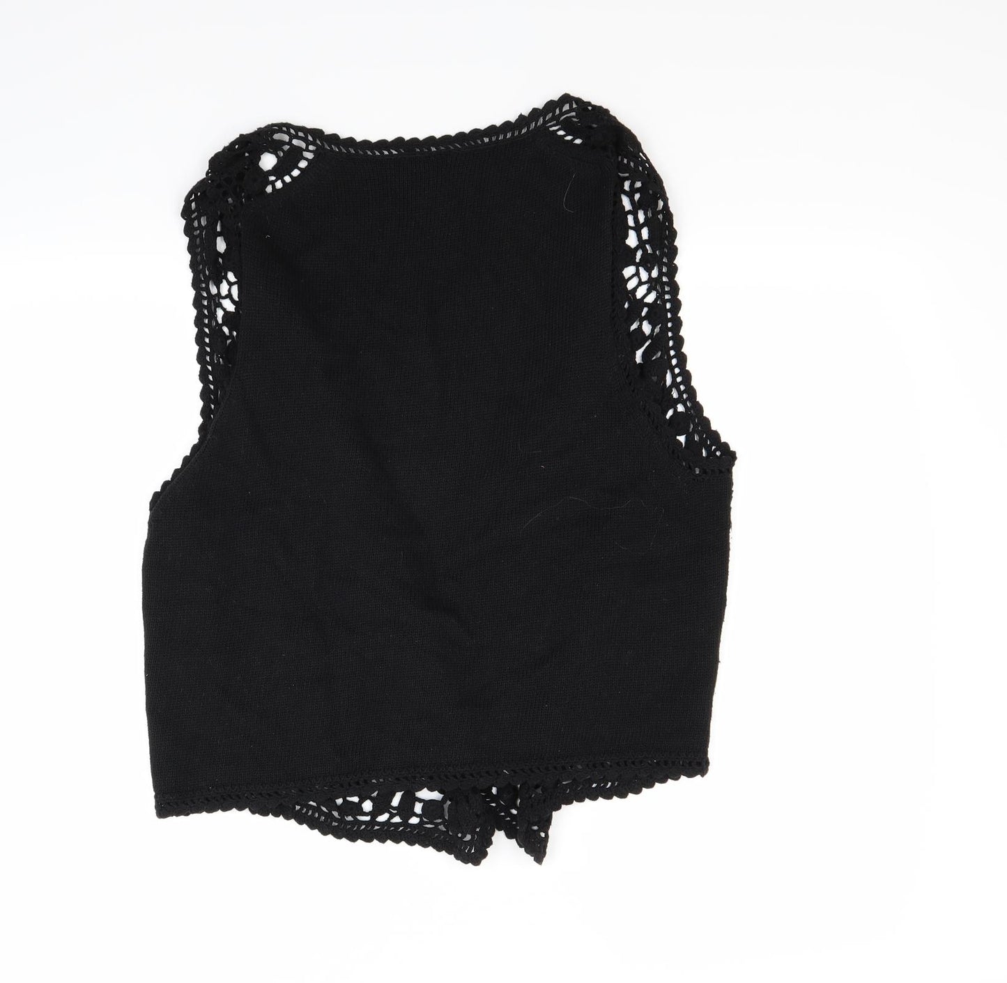 Marks and Spencer Womens Black   Vest Jumper Size 18