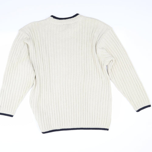 Kickers Mens Beige   Pullover Jumper Size M
