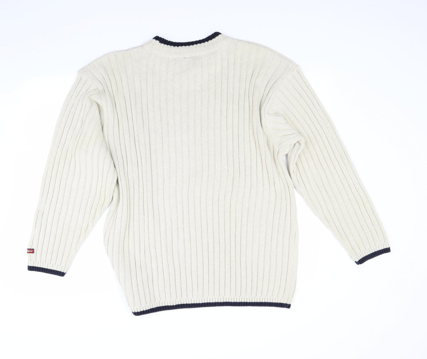 Kickers Mens Beige   Pullover Jumper Size M