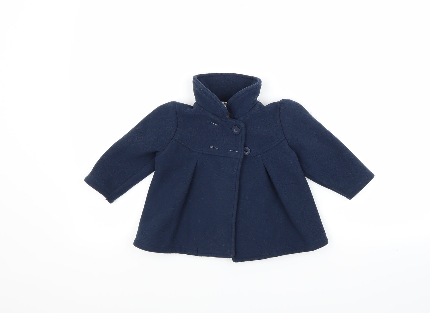 Jasper Conran Girls Blue   Pea Coat Coat Size 12-18 Months