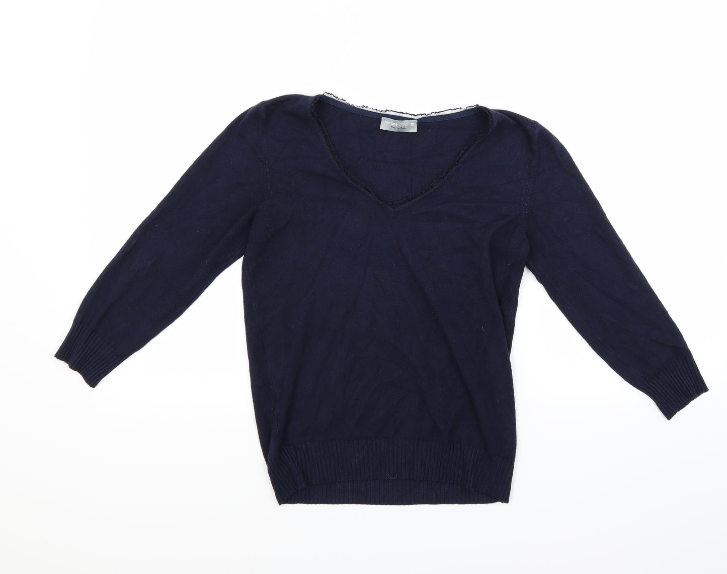 peruna Womens Blue   Pullover Jumper Size 10