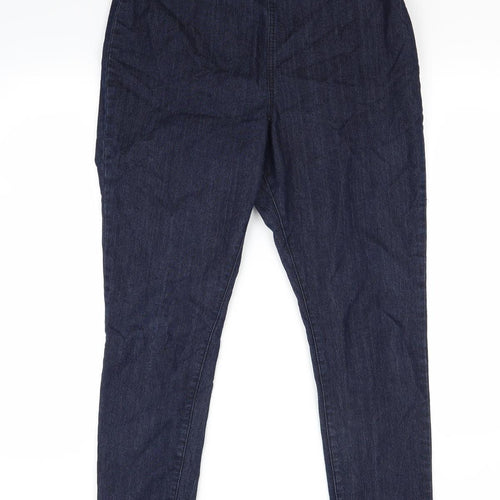 Marks and Spencer Womens Blue  Denim Jegging Jeans Size 14 L26 in