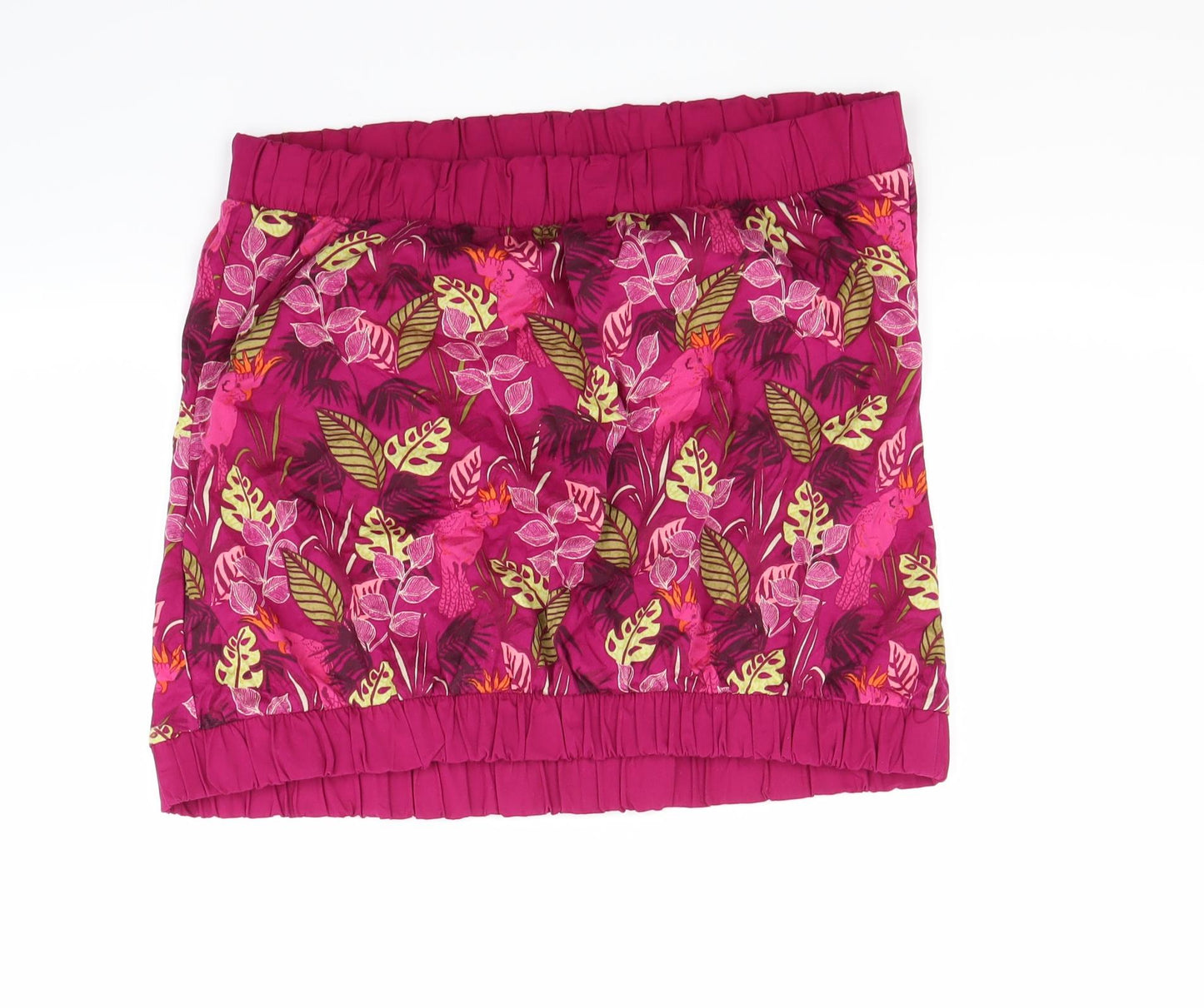 NEXT Womens Pink Floral  Mini Skirt Size 16