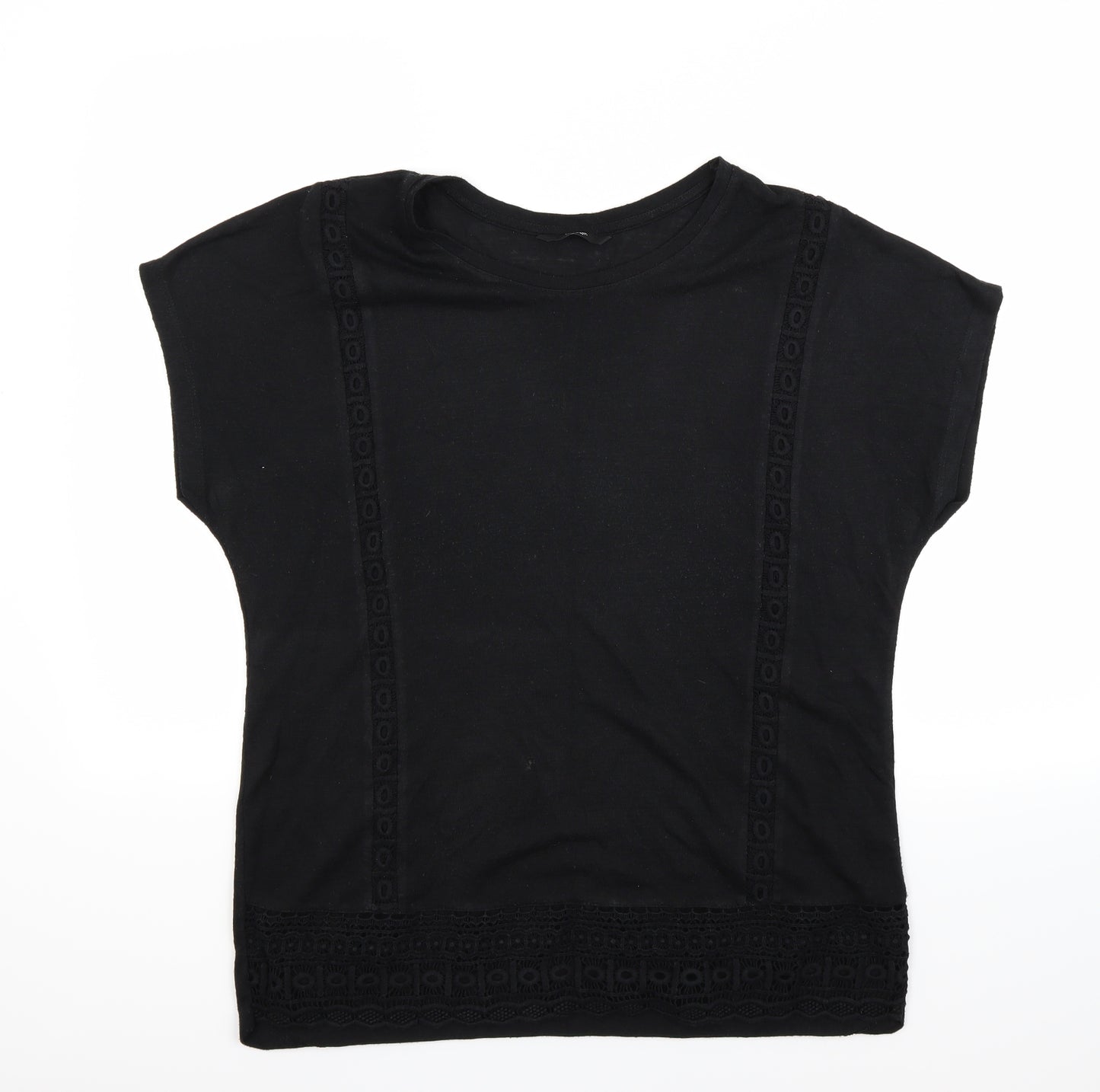 George Womens Black   Jersey T-Shirt Size 14