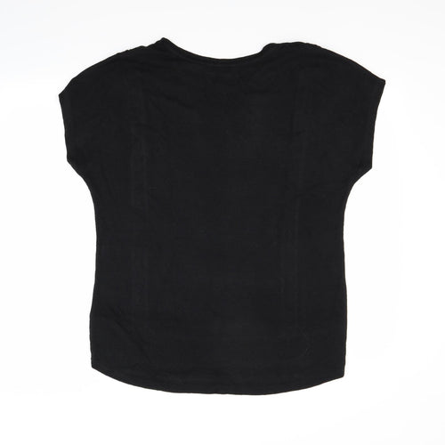 George Womens Black   Jersey T-Shirt Size 14