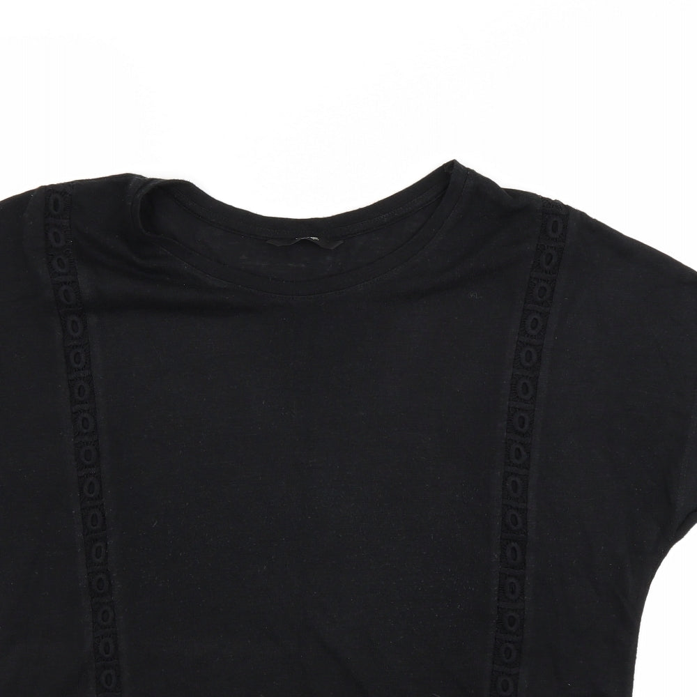 George Womens Black   Jersey T-Shirt Size 14