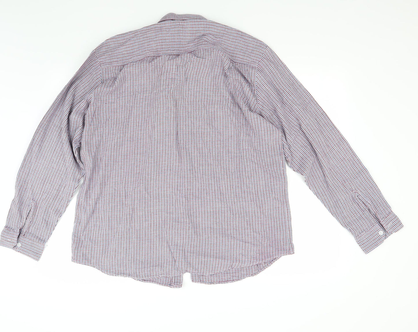 Champion Mens Red Check   Button-Up Size XL
