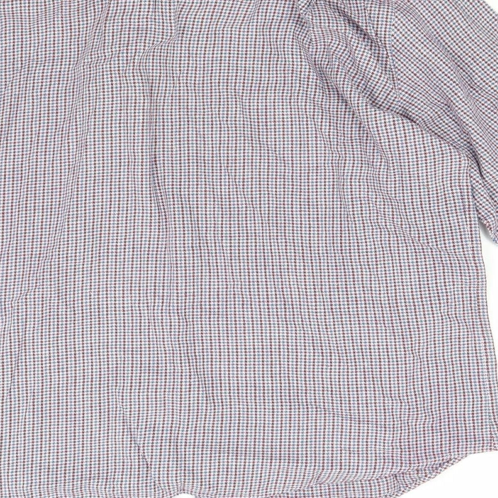 Champion Mens Red Check   Button-Up Size XL