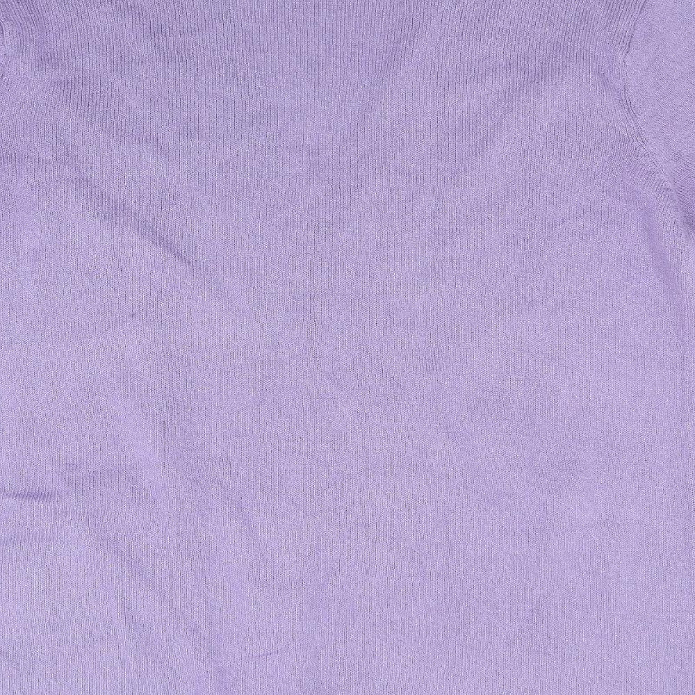 Jacques Vert Womens Purple   Cardigan Jumper Size XL