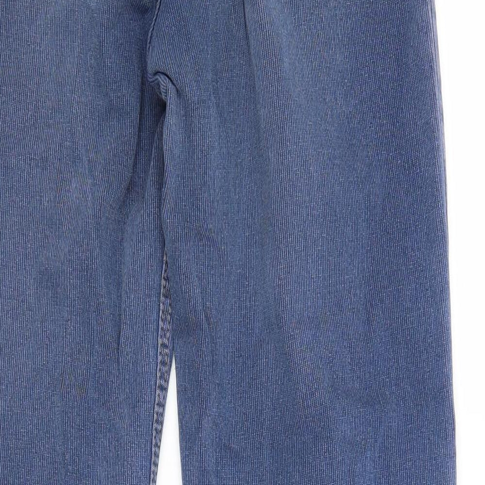 NEXT Mens Blue  Corduroy Straight Jeans Size 32 L31 in