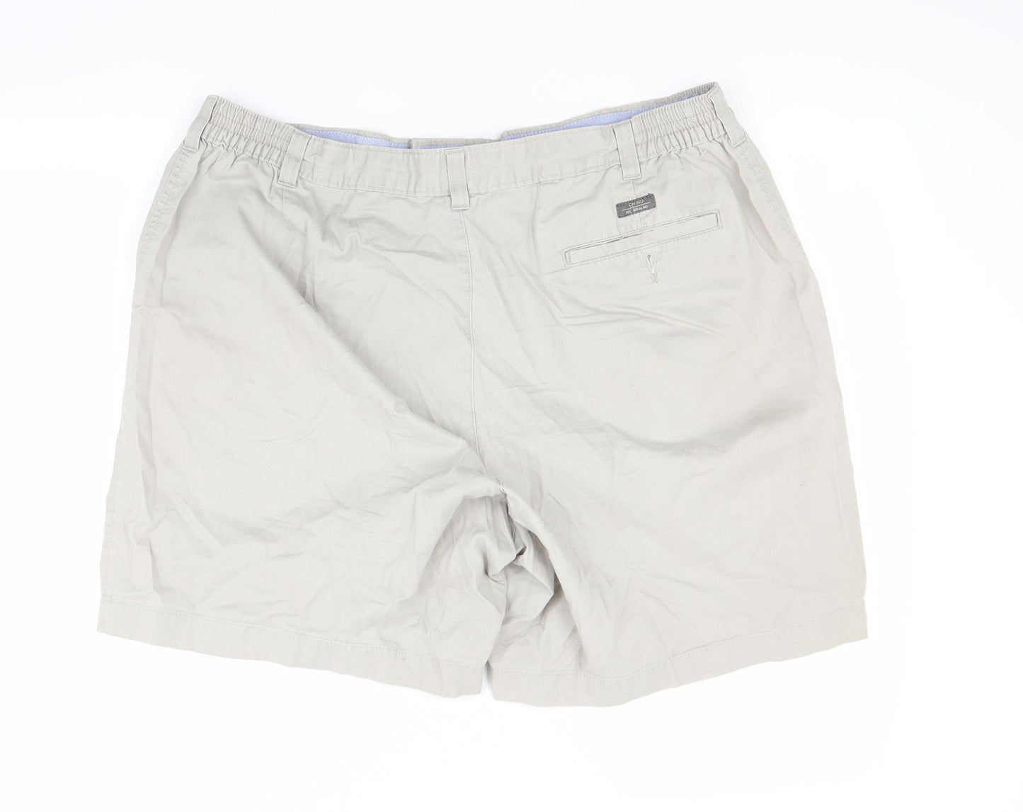 Marks and Spencer Mens Beige   Chino Shorts Size 40