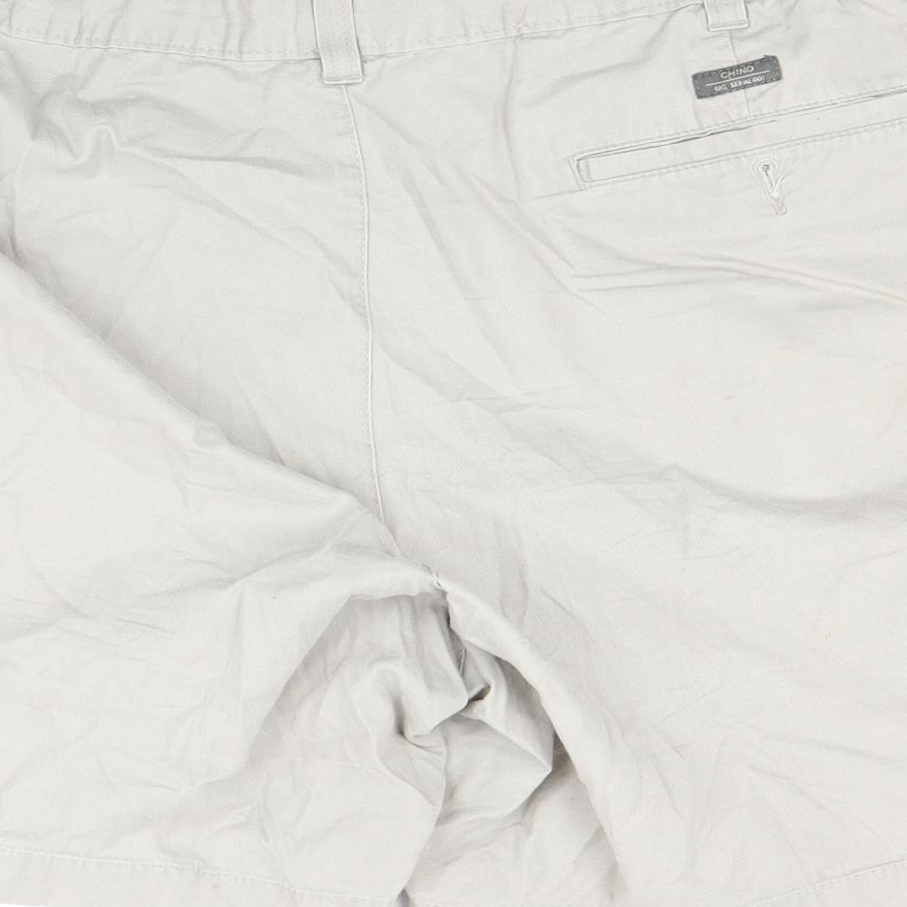 Marks and Spencer Mens Beige   Chino Shorts Size 40
