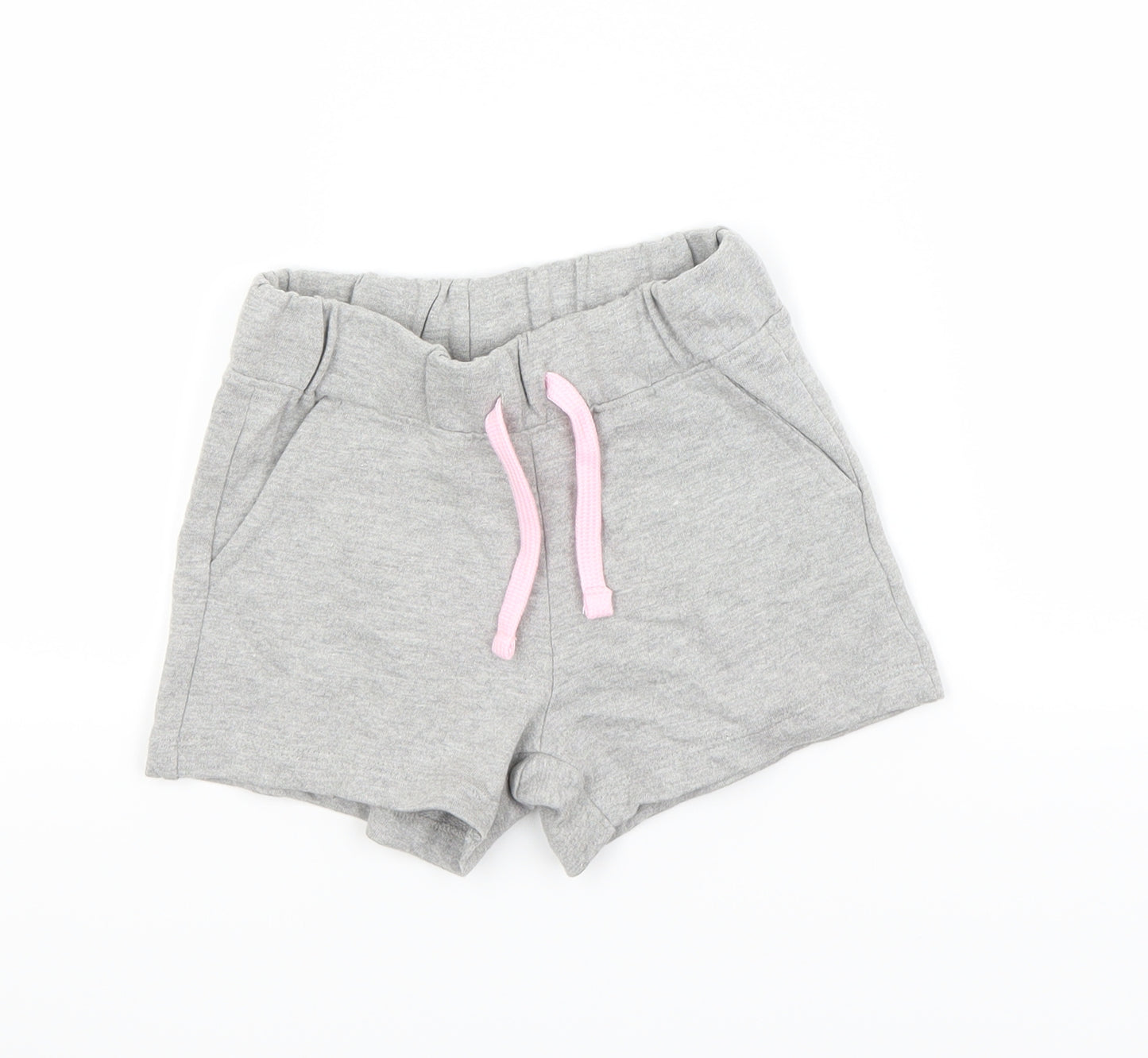 Jeff & Co Girls Grey   Sweat Shorts Size 7-8 Years