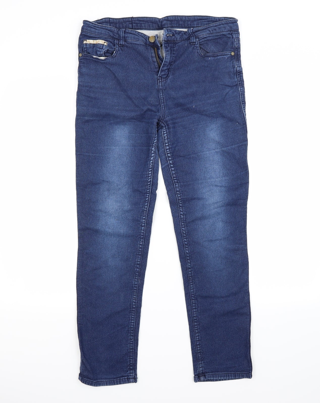 Avon Womens Blue  Denim Skinny Jeans Size 14 L25 in