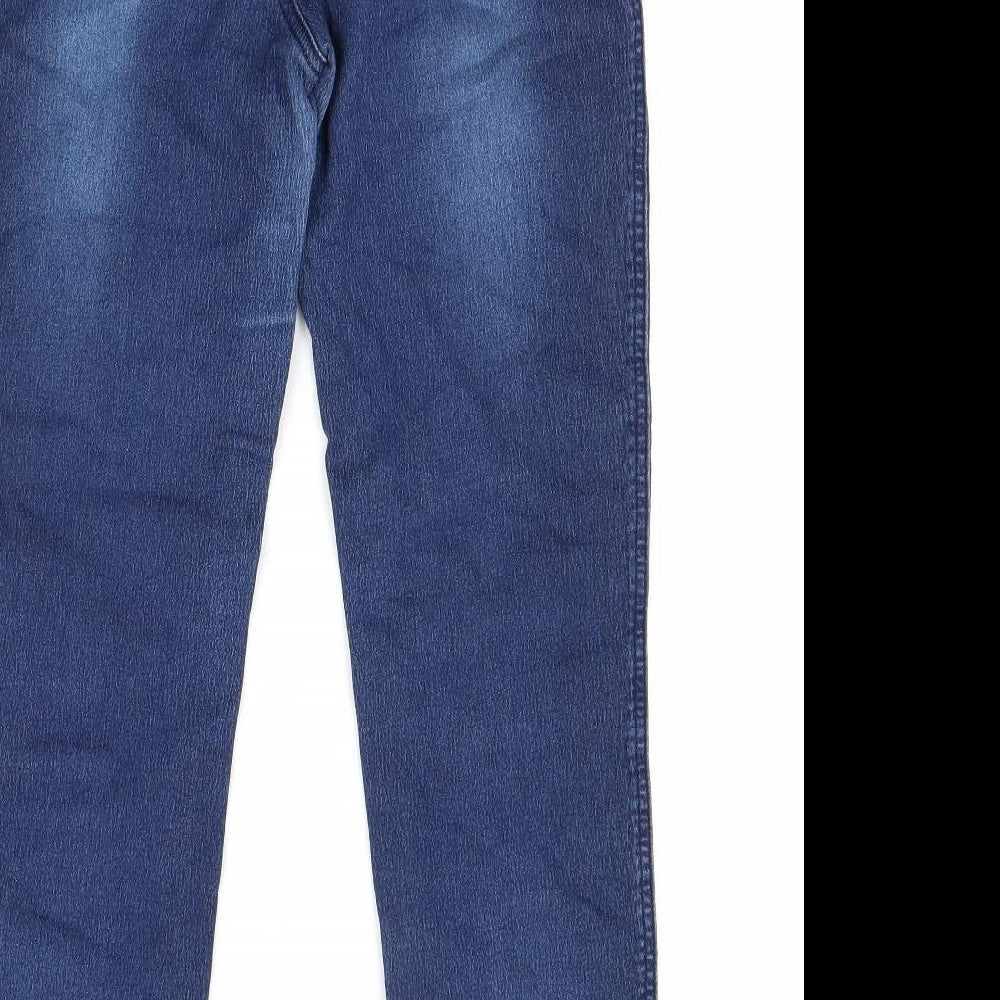 Avon Womens Blue  Denim Skinny Jeans Size 14 L25 in