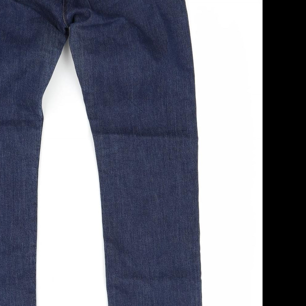 NEXT Womens Blue  Denim Straight Jeans Size 14 L27 in